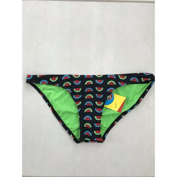 Volcom Multicolor Swim Malika Watermelon Bikini Bottom Swimwear - Picture 1 of 6